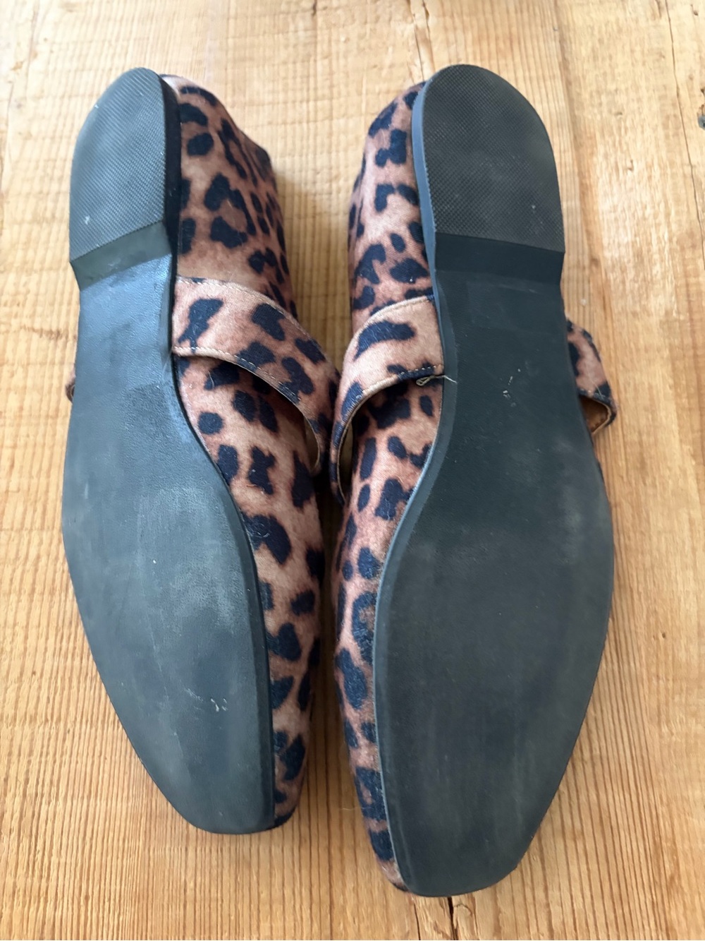 Dolce Vita Leopard Print Mary Jane Flats - Brown & Black - Picture 6 of 6